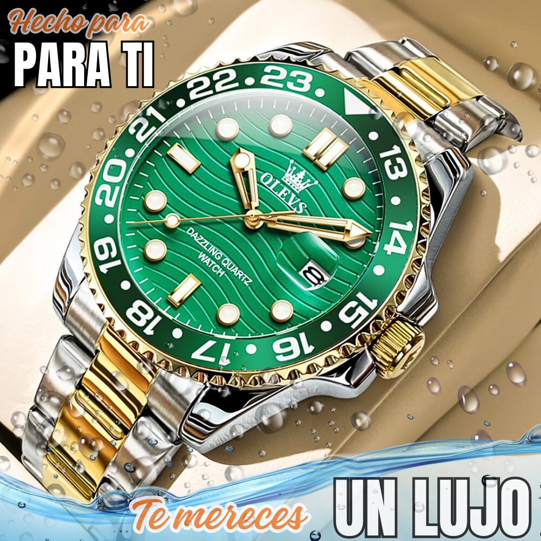 Reloj Deslumbrante OLEVS E2 Emerald